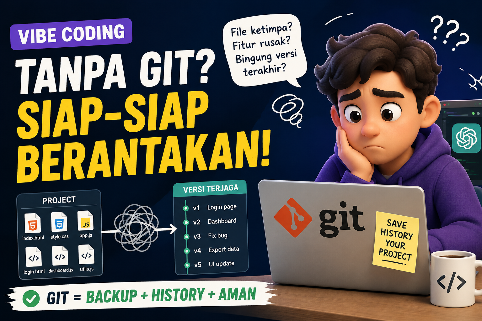 A Lot of People Are Starting Vibe Coding — But Still Don’t Know Git